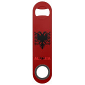 アルバニア国旗 スピード栓抜き (正面)