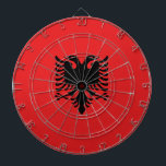 アルバニア国旗 ダーツボード<br><div class="desc">アルバニア国旗</div>