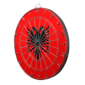 アルバニア国旗 ダーツボード (正面右)