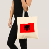 アルバニア国旗 トートバッグ (正面(商品))