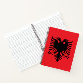アルバニア国旗 ノートブック (内部)