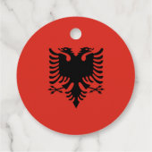 アルバニア国旗 フェイバータグ (裏面)