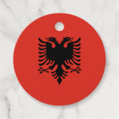 アルバニア国旗 フェイバータグ (正面)