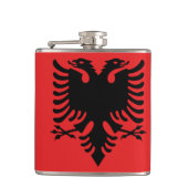 アルバニア国旗 フラスク (正面)