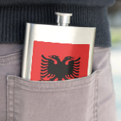 アルバニア国旗 フラスク (インサイチュ)