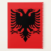 アルバニア国旗 プランナー手帳 (裏面)