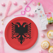 アルバニア国旗 ペーパープレート (パーティー)