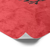 アルバニア国旗 ポスター (角)