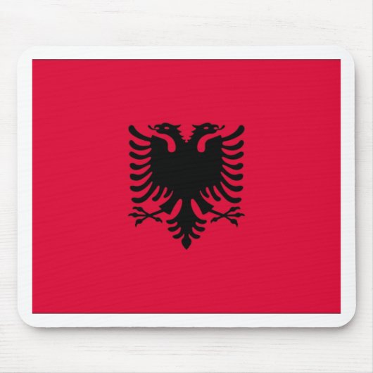 アルバニア国旗 マウスパッド (正面)