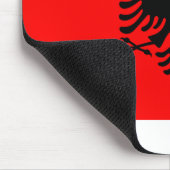 アルバニア国旗 マウスパッド (コーナー)