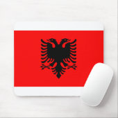 アルバニア国旗 マウスパッド (マウス)