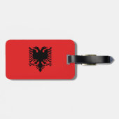 アルバニア国旗 ラゲッジタグ (裏面横)