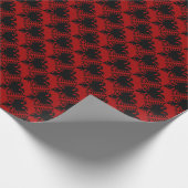 アルバニア国旗 ラッピングペーパー (角)
