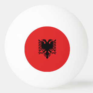 アルバニア国旗 卓球ボール