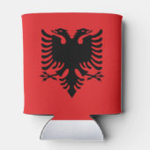 アルバニア国旗 缶クーラー (裏面)