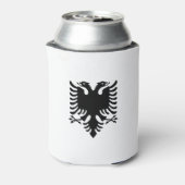 アルバニア国旗 缶クーラー (缶裏面)