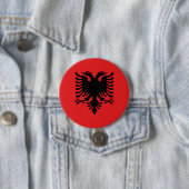 アルバニア国旗 缶バッジ (インサイチュ)