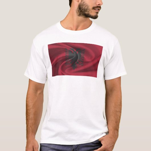 アルバニア国旗 Tシャツ (正面)