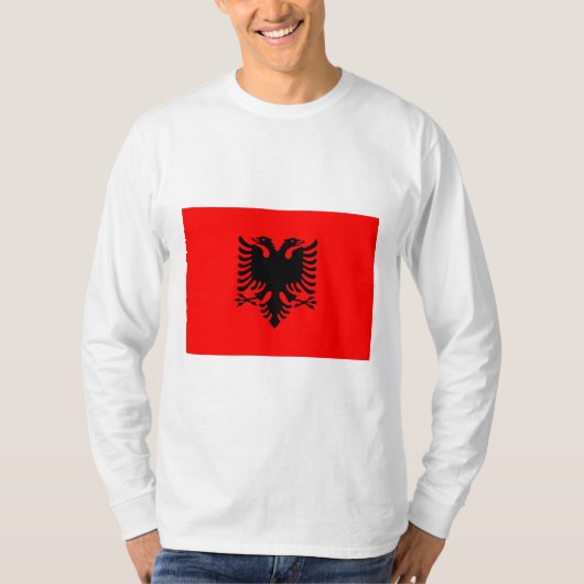 アルバニア国旗 Tシャツ (正面)