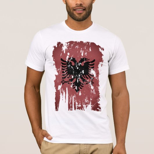 アルバニア国旗 Tシャツ (正面)