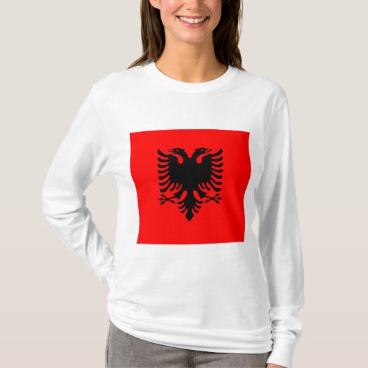 アルバニア国旗 Tシャツ (正面)