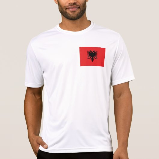 アルバニア国旗 Tシャツ (正面)