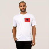 アルバニア国旗 Tシャツ (正面フル)