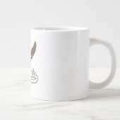 アルバニア旅行のロゴ ジャンボコーヒーマグカップ (右)