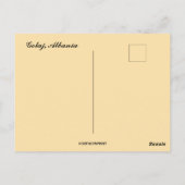 アルバニア湾 ポストカード (裏面)