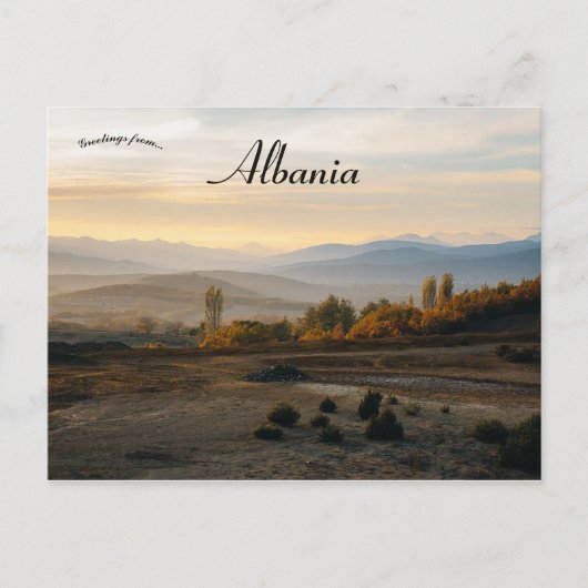 アルバニア湾 ポストカード (正面)