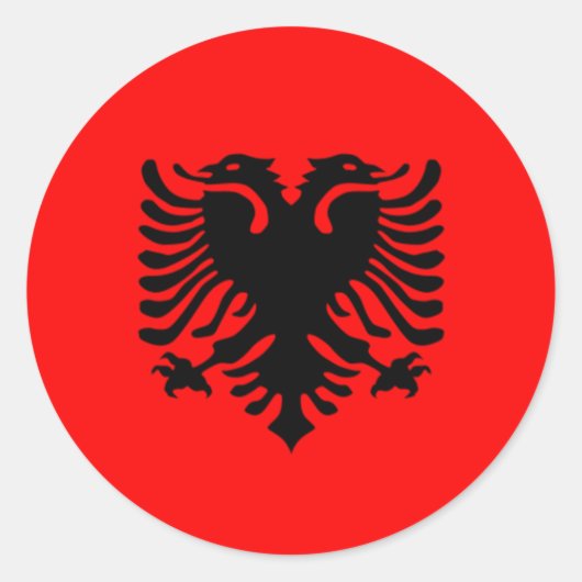 アルバニア語のシール ラウンドシール (正面)