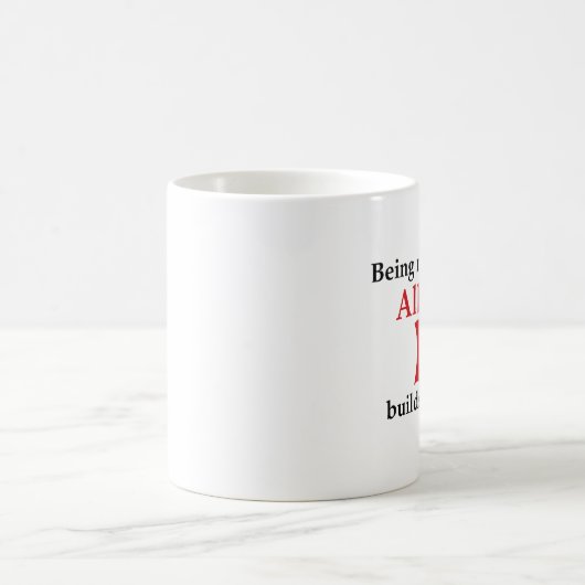 アルバニア語はキャラクターを造ります コーヒーマグカップ (中央)