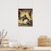 アルバニア語センティネル休息(アーナウエティ) (油オンcanva) ポスター (キッチン)