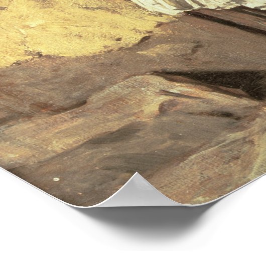 アルバニア語センティネル休息(アーナウエティ) (油オンcanva) ポスター (角)