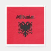 アルバニア語 スタンダードランチョンナプキン (正面)