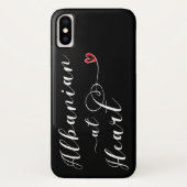 アルバニア語 – ハート携帯ケース,アルバニア Case-Mate iPhoneケース (裏面)