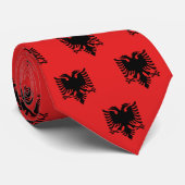 アルバニア諸島、ファッションアルバニア国旗のビジネス ネクタイ (ロール)