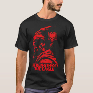 アルバニア アルバニアンイーグル コソボ スカンデルベグ Tシャツ