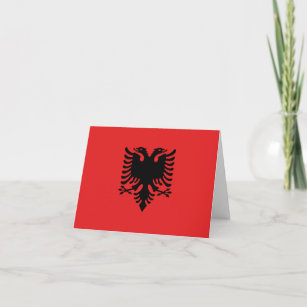 アルバニア（アルバニア）国旗 カード