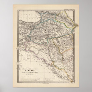 アルバニア、イベリア、コルキス、アルメニア、メソポタミア ポスター