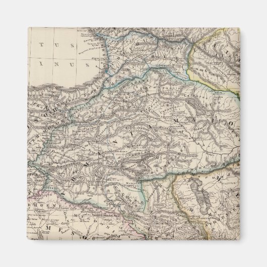 アルバニア、イベリア、コルキス、アルメニア、メソポタミア マグネット (正面)