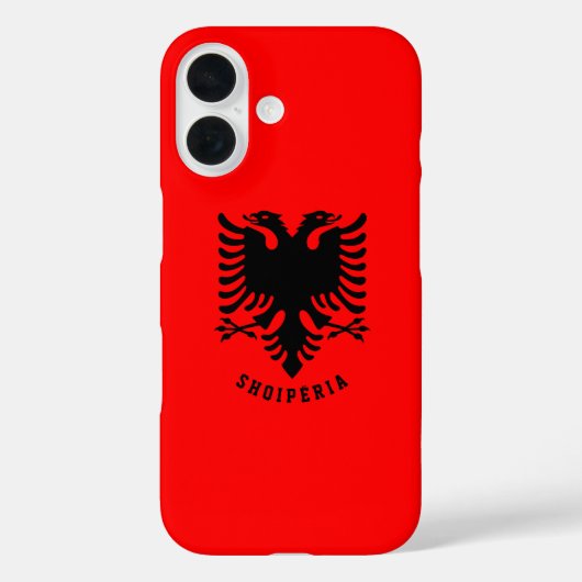アルバニア・コート・オブ・アームズ Case-Mate iPhoneケース (裏面)