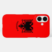 アルバニア・コート・オブ・アームズ Case-Mate iPhoneケース (裏面 (横))