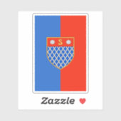 アルバニア・シュコドエ国旗 シール (シート)