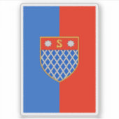 アルバニア・シュコドエ国旗 シール (正面)