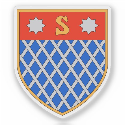 アルバニア・シュコドールのコート シール (正面)