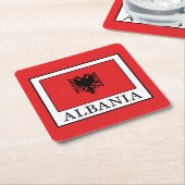 アルバニア スクエアペーパーコースター (アングル)