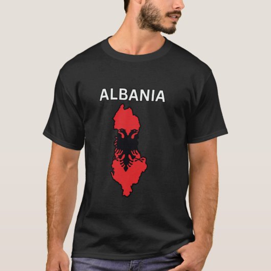 アルバニア デザイン Tシャツ (正面)