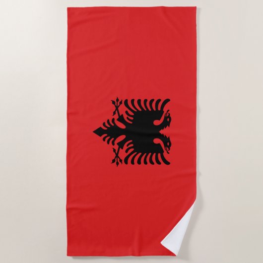 アルバニア ビーチタオル (正面)