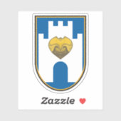 アルバニア，ベラトのエンブレム シール (シート)